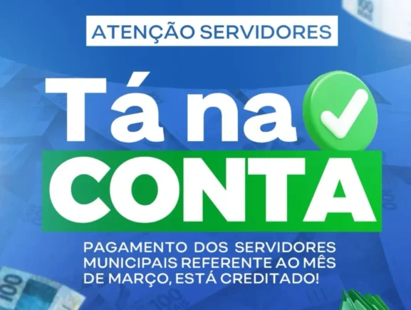 Tá na conta, servidor!
