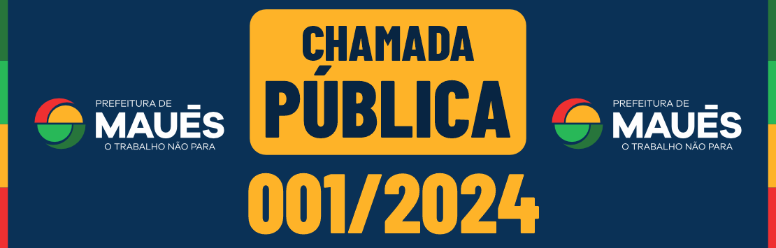 Chamada Pública 001/2024